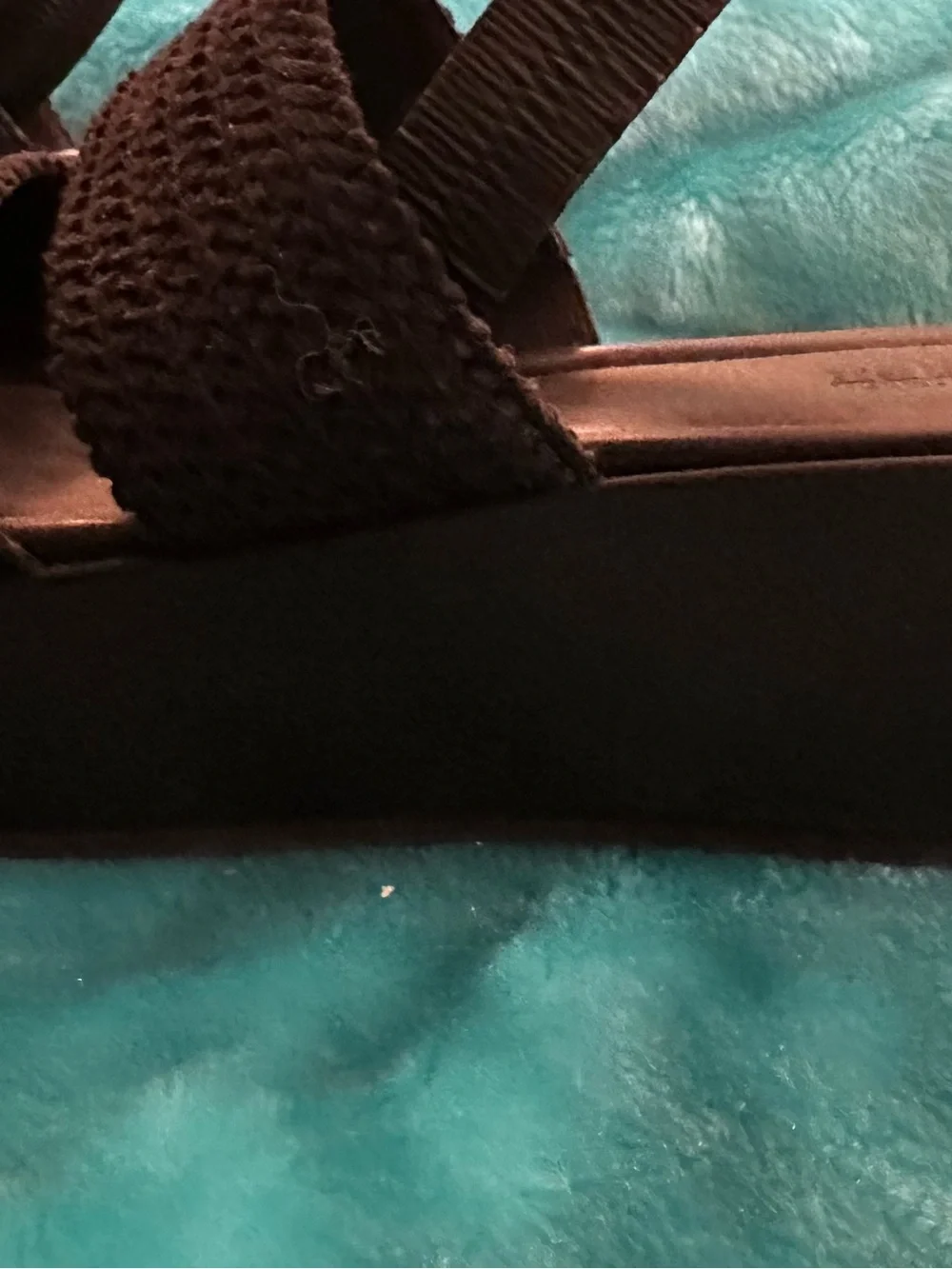 Women’s Black Platform Slingback Sandals